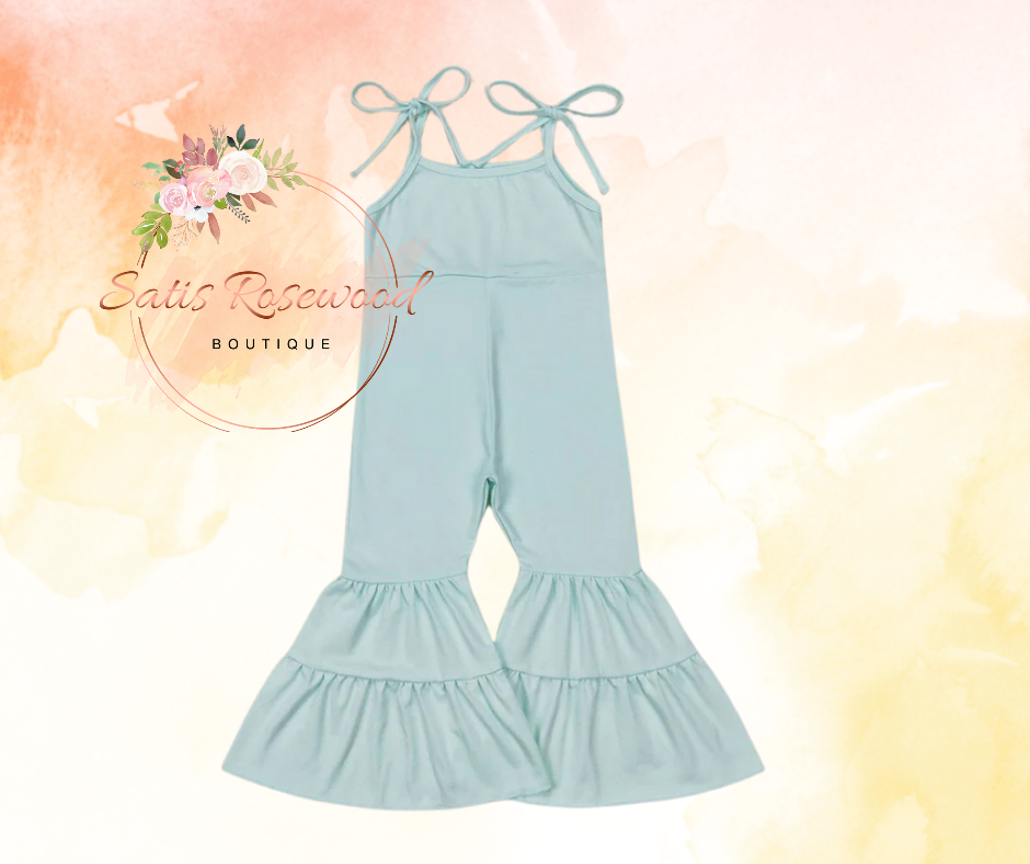 KIDS PREORDER: Solid Colored Jumpsuit in 5 Colors