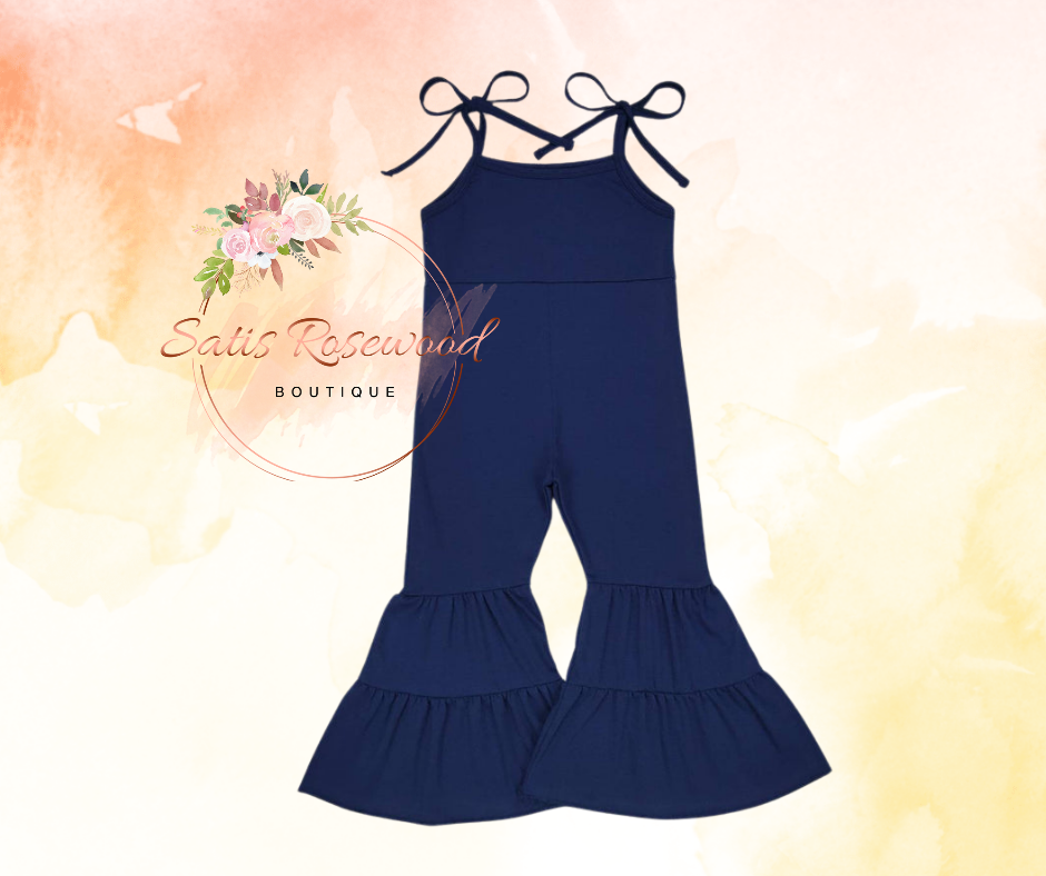 KIDS PREORDER: Solid Colored Jumpsuit in 5 Colors