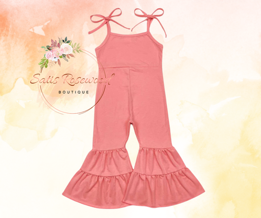 KIDS PREORDER: Solid Colored Jumpsuit in 5 Colors