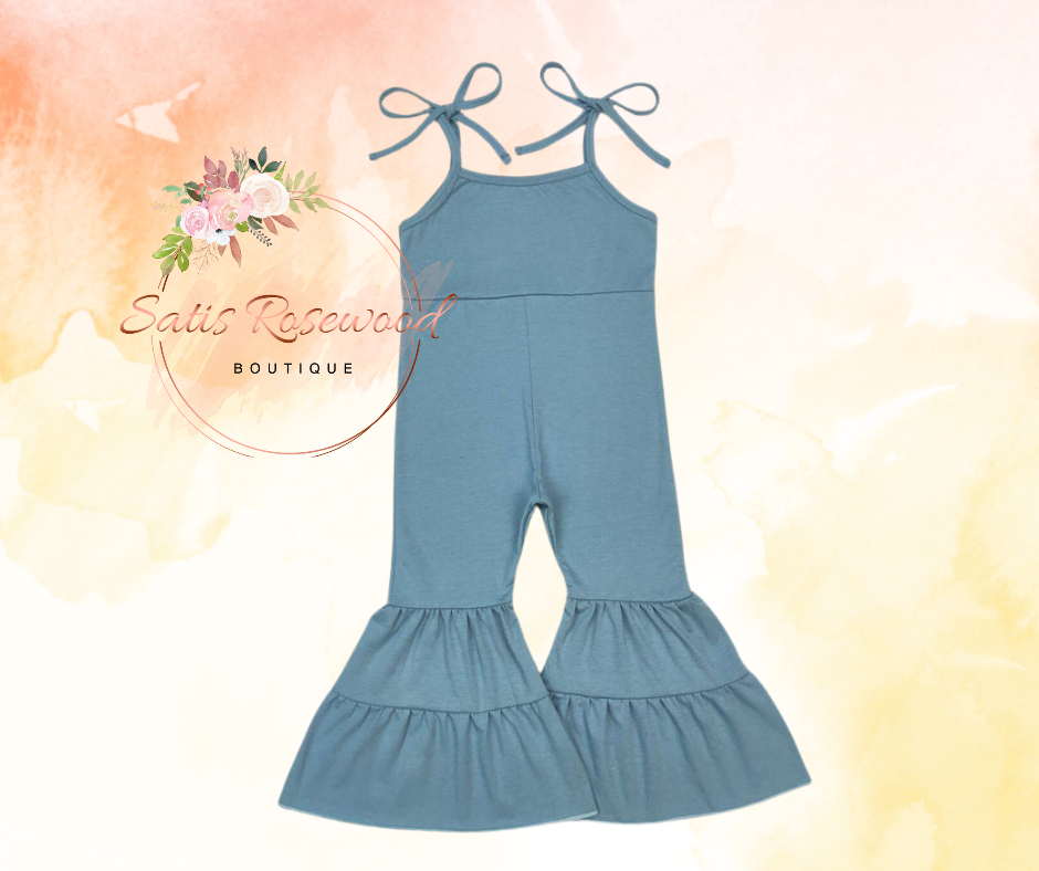KIDS PREORDER: Solid Colored Jumpsuit in 5 Colors