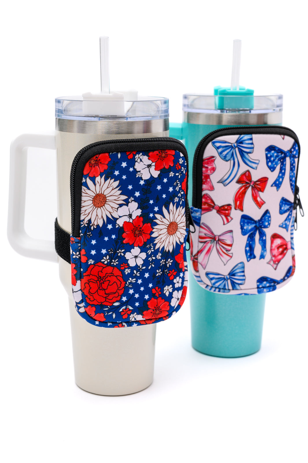 Tumbler Zip Pouch Sets in Assorted Colors