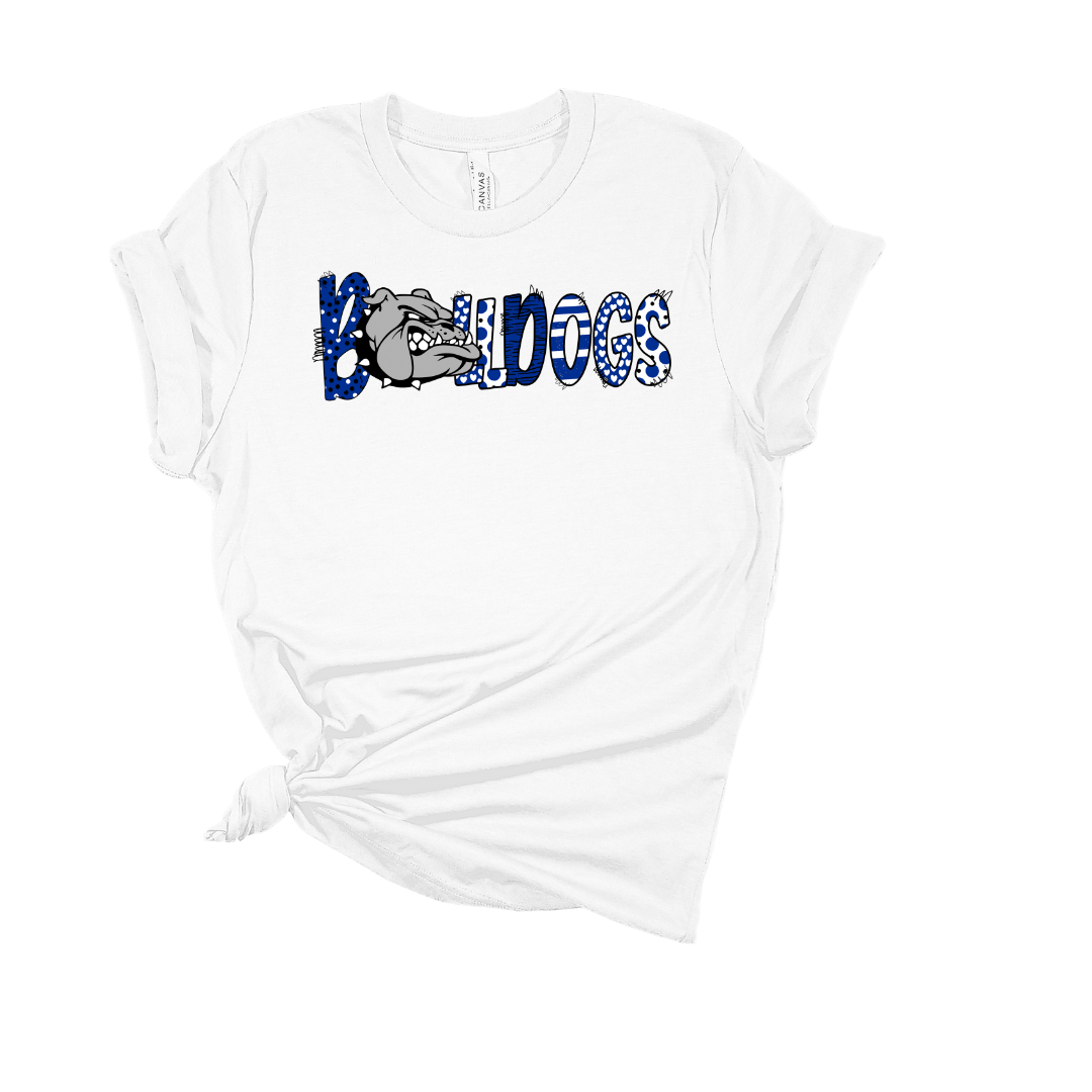 Bulldogs Doodle Spirit Tee