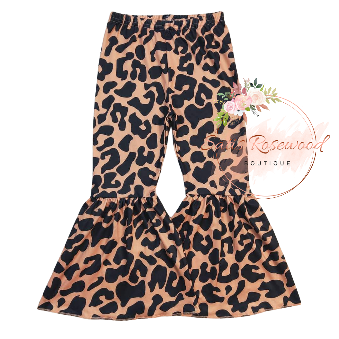 KIDS PREORDER: Girls Leopard Print Pants