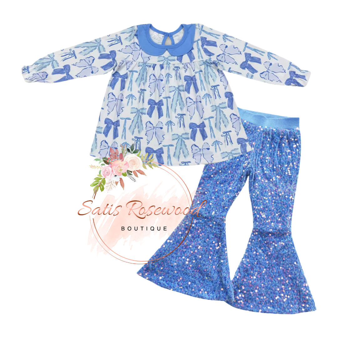 Blue Coquette Set