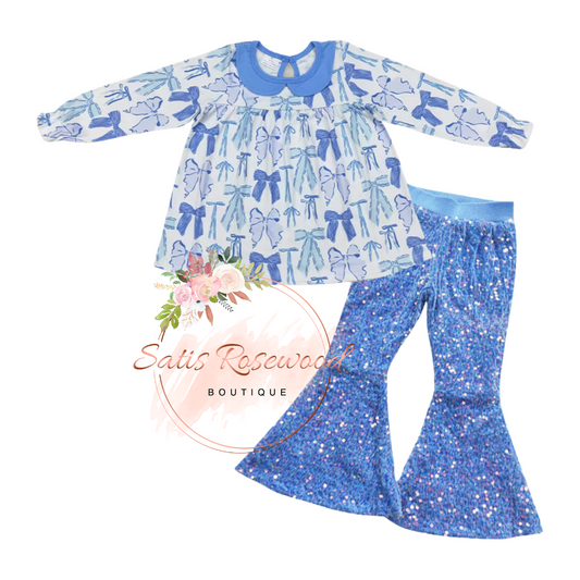 Blue Coquette Set